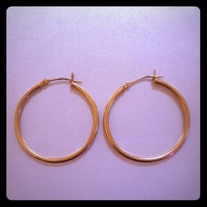 🏅10k Gold 1" Hoops